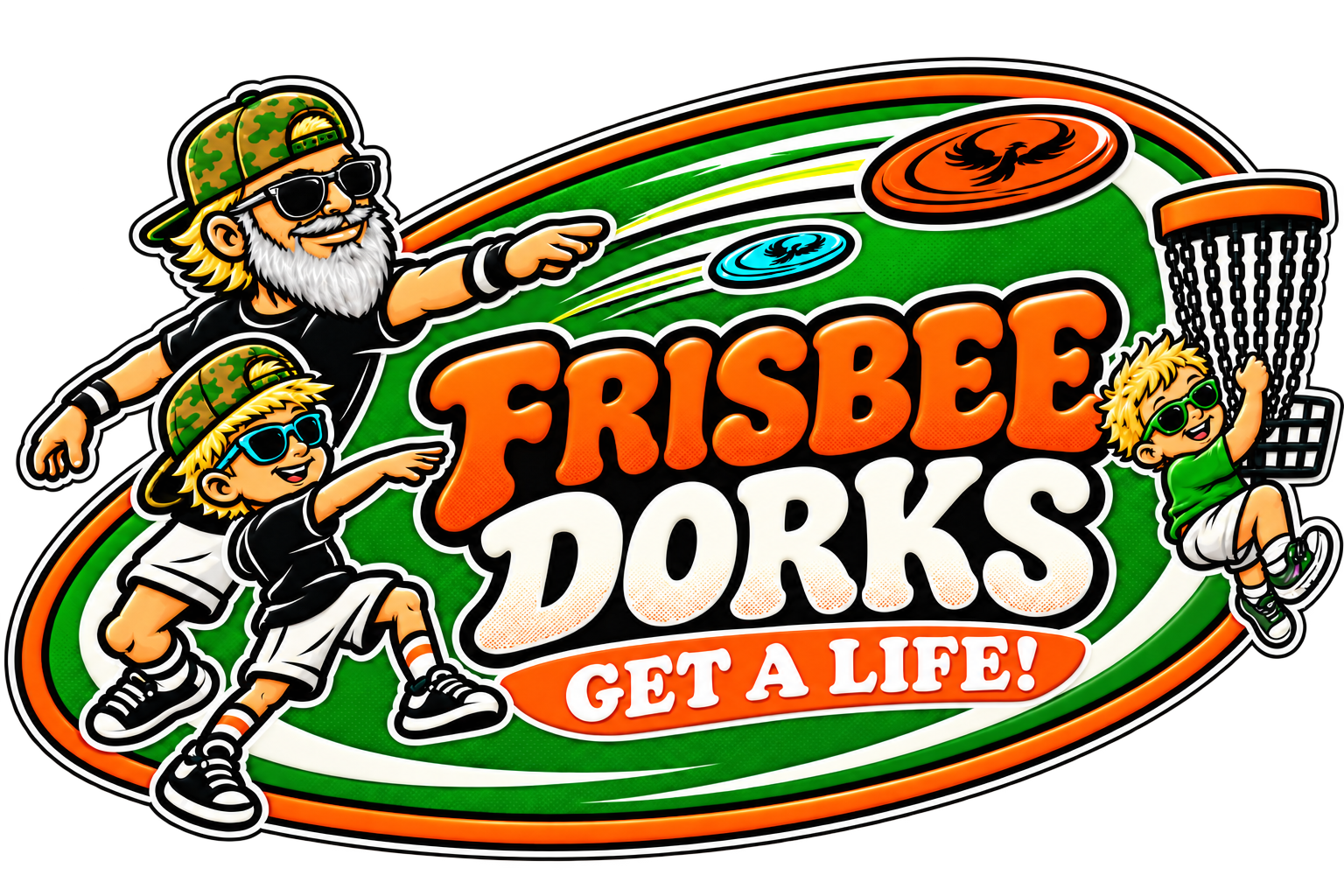 Frisbee Dorks original logo